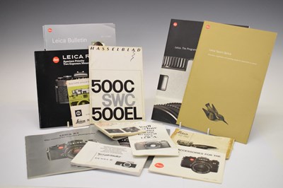 Lot 323 - Various Leica booklets, etc