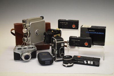 Lot 335 - Quantity of Camera equipment to include Agfamatic 3000, etc