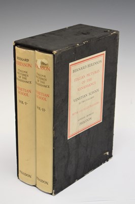 Lot 213 - Berenson, Bernard,  'Italian Pictures of the Renaissance'