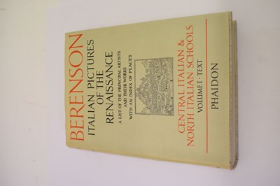 Lot 213 - Berenson, Bernard,  'Italian Pictures of the Renaissance'