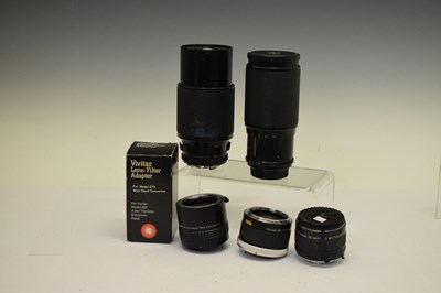 Lot 349 - Quantity of Vivitar Camera accessories