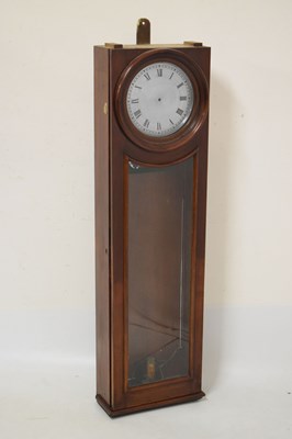 Lot 498 - Mahogany-cased electric master clock