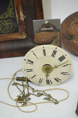 Lot 504 - Collection of Black Forest 'Postman's alarm' type wall clocks and parts