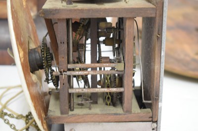 Lot 504 - Collection of Black Forest 'Postman's alarm' type wall clocks and parts