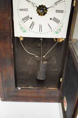 Lot 504 - Collection of Black Forest 'Postman's alarm' type wall clocks and parts
