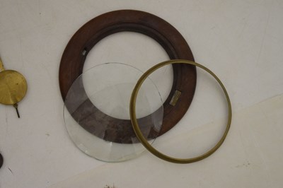 Lot 504 - Collection of Black Forest 'Postman's alarm' type wall clocks and parts