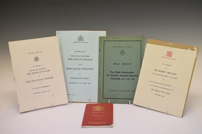 Lot 244 - Three Metropolitan Police orders and State Visit order