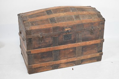 Lot 565 - Large domed-top chest