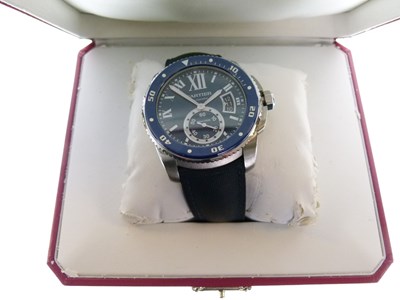 Lot 260 - Cartier - Gentleman's Calibre De Divers Watch