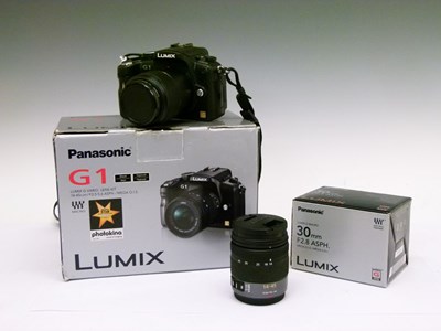 Lot 249 - Panasonic Lumix G1 and boxed lens