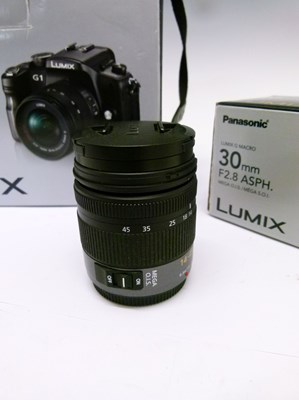 Lot 249 - Panasonic Lumix G1 and boxed lens