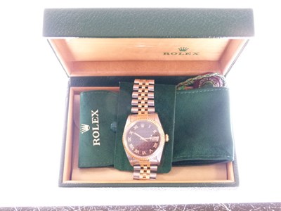 Lot 249 - Rolex - Gentleman's Oyster Perpetual Datejust wristwatch