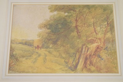 Lot 382 - Arthur James Stark (British, 1831-1902) - Set of three watercolours, plus one other