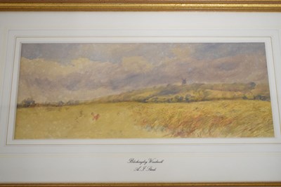 Lot 382 - Arthur James Stark (British, 1831-1902) - Set of three watercolours, plus one other