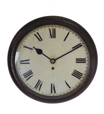 Lot 505 - Single fusee wall clock