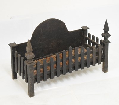 Lot 649 - Cast iron fire basket