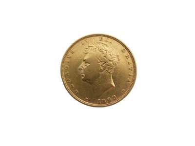 Lot 347 - George IV gold sovereign, 1825