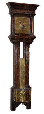 Lot 527 - Oak and brass 'Clepsydra' water clock