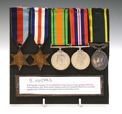 Lot 192 - Second Word War medal group