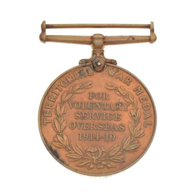 Lot 186 - Territorial War Medal