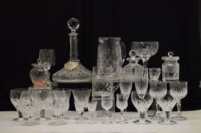 Lot 377 - Mixed quantity of cut glass