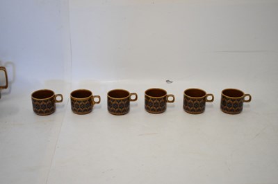 Lot 424 - Hornsea retro 'Heirloom’ pattern coffee set