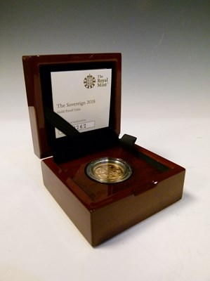 Lot 155 - Elizabeth II gold sovereign, 2018