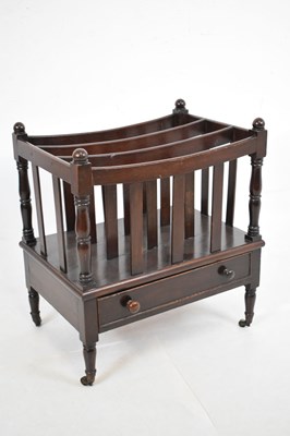 Lot 583 - 19th Century fruitwood Canterbury