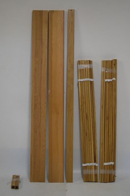 Lot 650 - JB Global light oak double bed frame