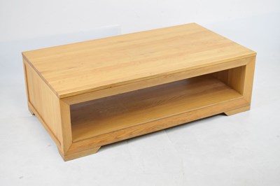 Lot 654 - JB Global light oak coffee table