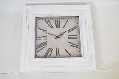 Lot 662 - JB Global reproduction square wall clock