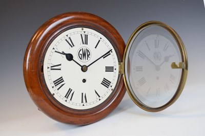 Lot 523 - Railway interest: GWR chain fusee wall clock No. 795