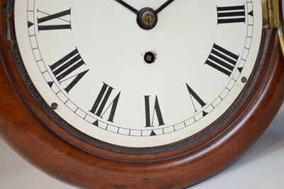 Lot 523 - Railway interest: GWR chain fusee wall clock No. 795