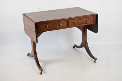 Lot 519 - Early 19th Century mahogany sofa table