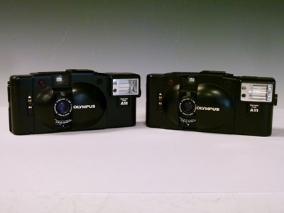 Lot 262 - Two Olympus XA2 compact cameras