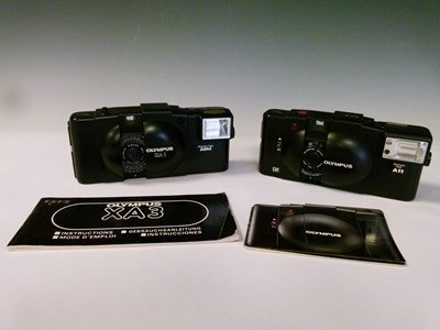 Lot 263 - Two Olympus compact cameras