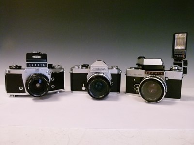 Lot 268 - Exakta and Nikkormat cameras