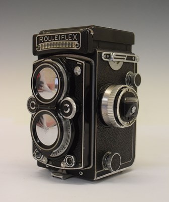 Lot 428 - Franke & Heidecke Synchro-Compur Rolleiflex twin-lens camera