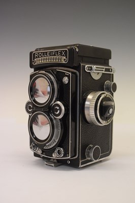 Lot 428 - Franke & Heidecke Synchro-Compur Rolleiflex twin-lens camera