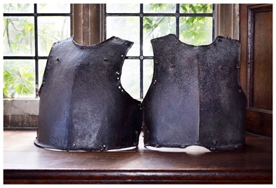 Lot 7 - Two 17th Century iron breastplates