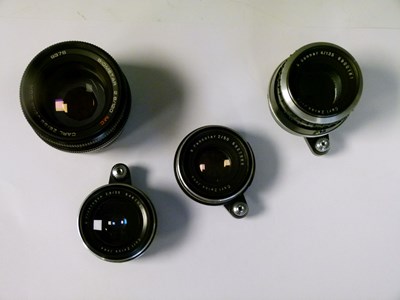 Lot 273 - Carl Zeiss - Four camera lenses