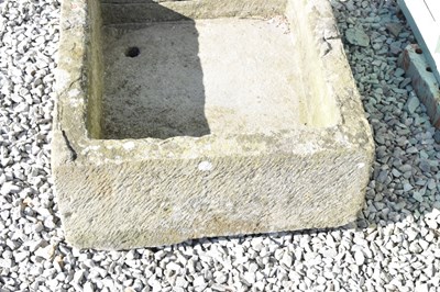 Lot 529 - Antique stone trough, and another in two sections