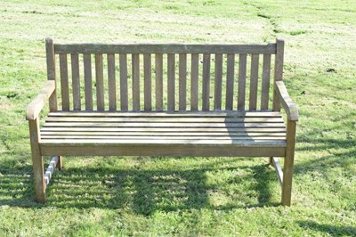 Lot 693 - Teak garden bench or seat