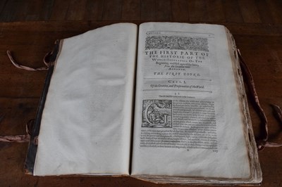 Lot 143 - Sir Walter Raleigh – Historie of the World, circa 1614