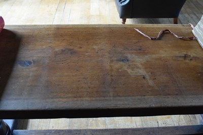 Lot 39 - 17th Century Continental walnut trestle table
