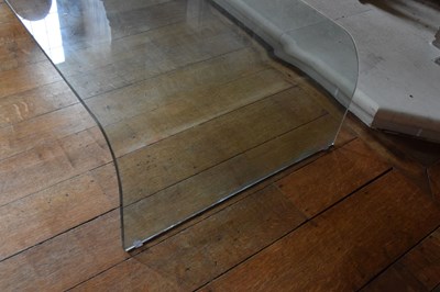 Lot 119 - Cattelan Italia - Late 20th Century Italian modernist glass and marble coffee table