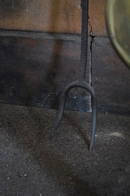 Lot 51 - 18th Century English steel log fork