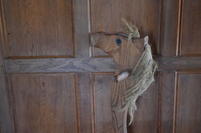 Lot 52 - Vintage carved oak hobby horse