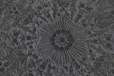 Lot 59 - 18th Century Turkish Ottoman gilt thread embroidered needlework circular panel