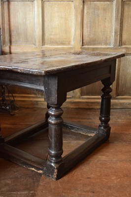 Lot 68 - Charles I oak centre table